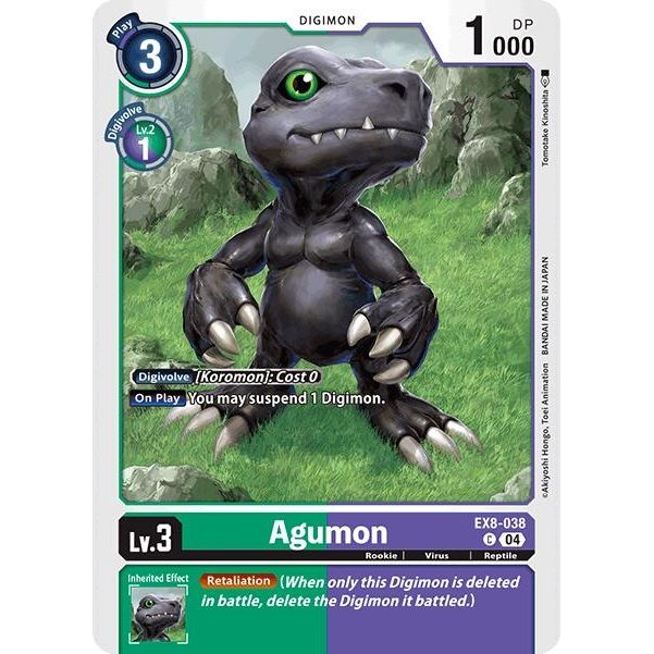 Image for Agumon - EX8-038 (EX8-038 C) - Digimon Card Game