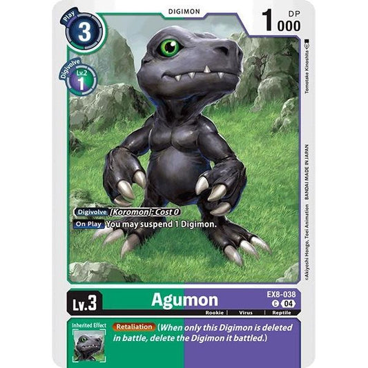 Image for Agumon - EX8-038 (EX8-038 C) - Digimon Card Game