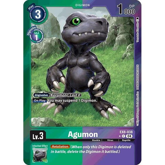 Image for Agumon - EX8-038 (Limited Foil) (EX8-038 C) - Digimon Card Game