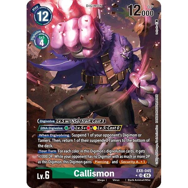 Image for Callismon (Alternate Art) (EX8-045 SR) - Digimon Card Game