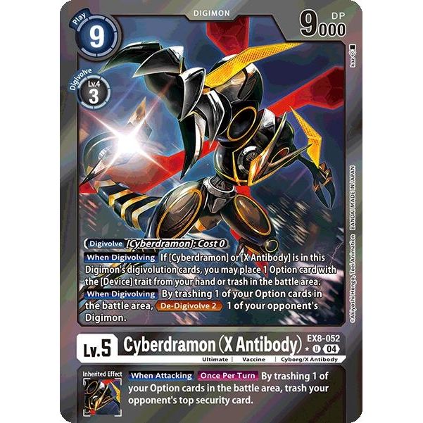 Image for Cyberdramon (X Antibody) (Limited Foil) (EX8-052 U) - Digimon Card Game