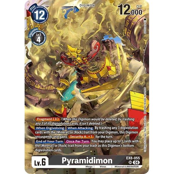 Image for Pyramidimon (EX8-055 SR) - Digimon Card Game