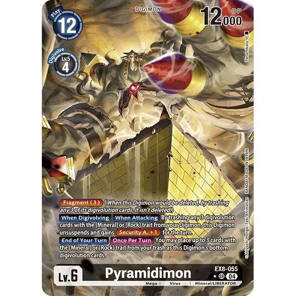 Image for Pyramidimon (Alternate Art) (EX8-055 SR) - Digimon Card Game
