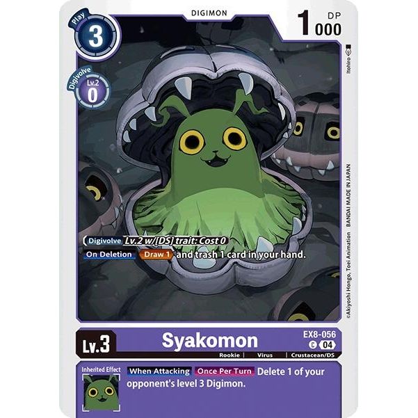 Image for Syakomon (EX8-056 C) - Digimon Card Game