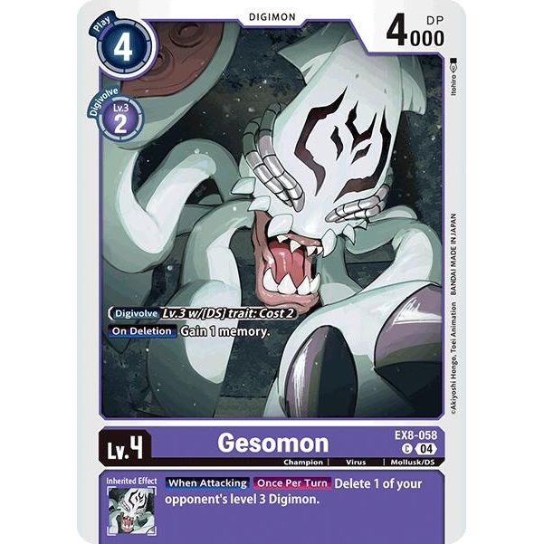 Image for Gesomon (EX8-058 C) - Digimon Card Game