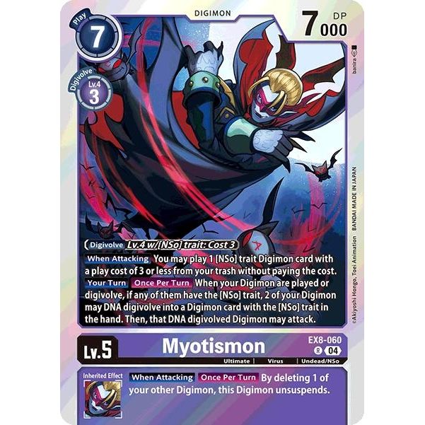 Image for Myotismon (EX8-060 R) - Digimon Card Game