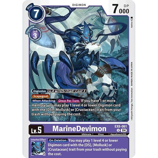 Image for MarineDevimon (EX8-061 U) - Digimon Card Game