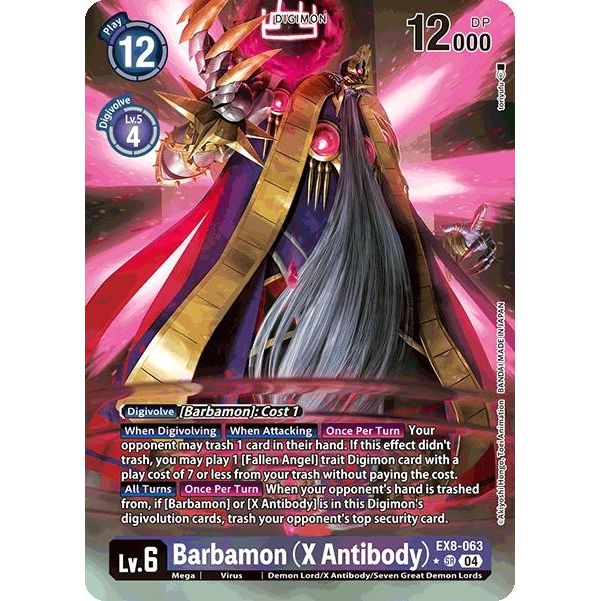 Image for Barbamon (X Antibody) (Alternate Art) (EX8-063 SR) - Digimon Card Game