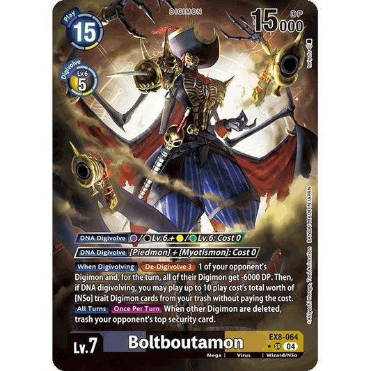 Image for Boltboutamon (Alternate Art) (EX8-064 SR) - Digimon Card Game