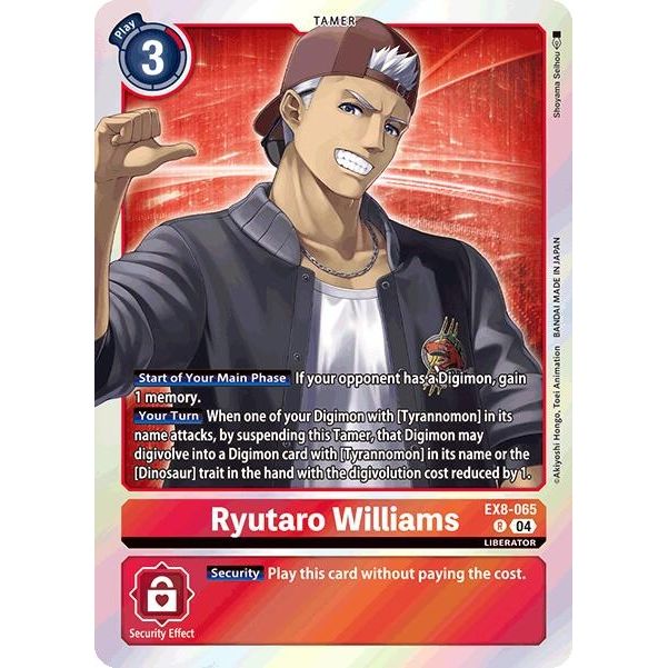 Image for Ryutaro Williams (EX8-065 R) - Digimon Card Game