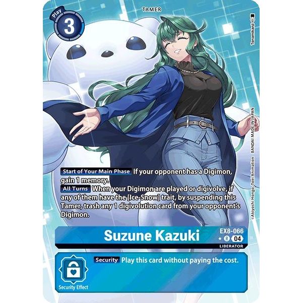 Image for Suzune Kazuki (Alternate Art) (EX8-066 R) - Digimon Card Game
