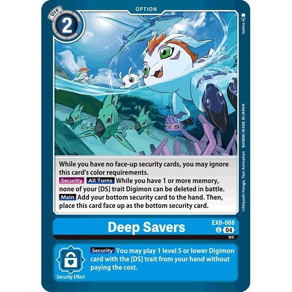 Image for Deep Savers (EX8-068 U) - Digimon Card Game