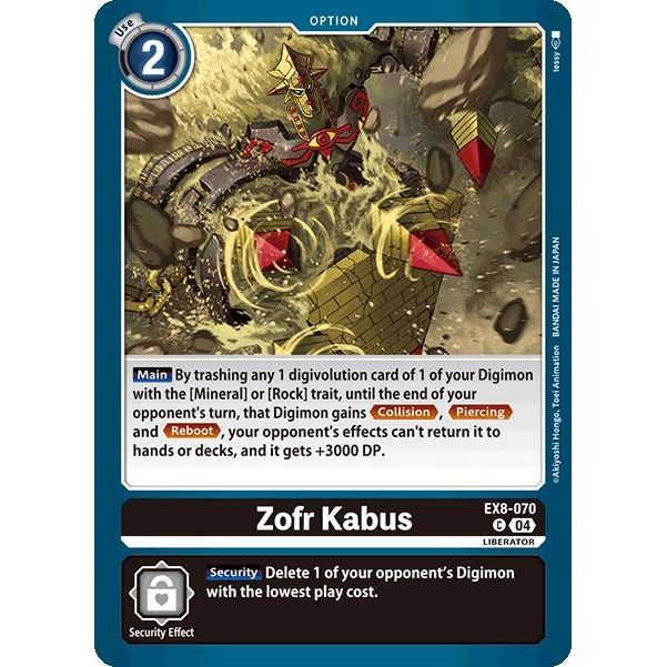 Image for Zofr Kabus (EX8-070 C) - Digimon Card Game