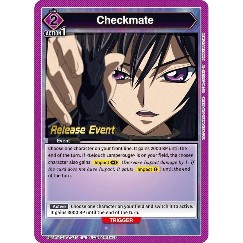 Image for Checkmate (UEPR/CGH-1-033) (UE04BT_RE) - Union Arena