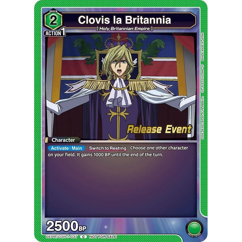 Image for Clovis la Britannia (UEPR/CGH-1-037) (UE04BT_RE) - Union Arena