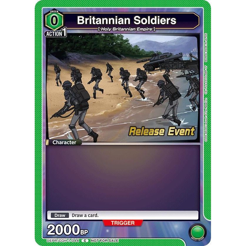 Image for Britannian Soldiers (UEPR/CGH-1-044) (UE04BT_RE) - Union Arena