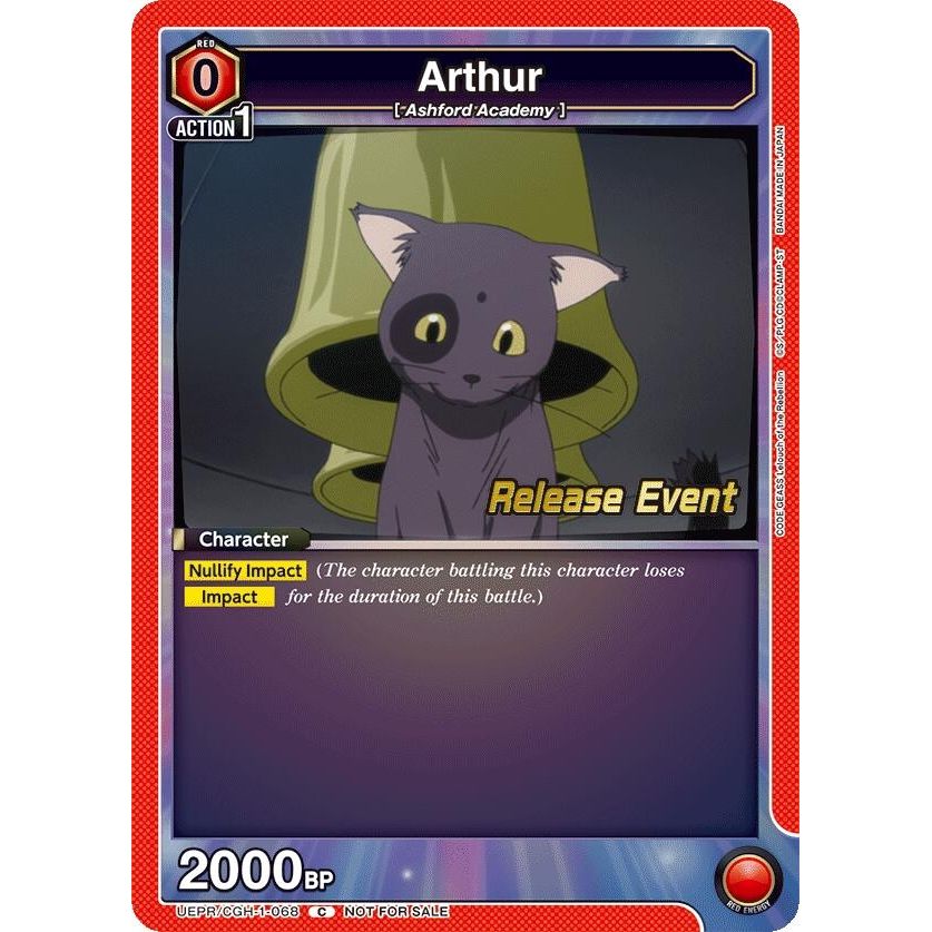 Image for Arthur (UEPR/CGH-1-068) (UE04BT_RE) - Union Arena