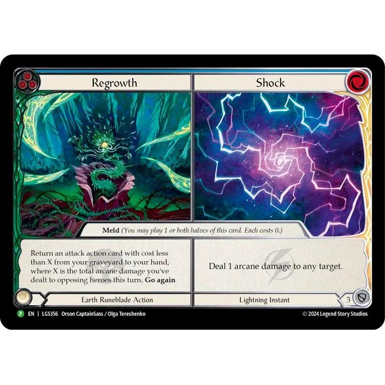 Image for Regrowth // Shock - LGS356 (LGS356) (PR) - Flesh and Blood TCG