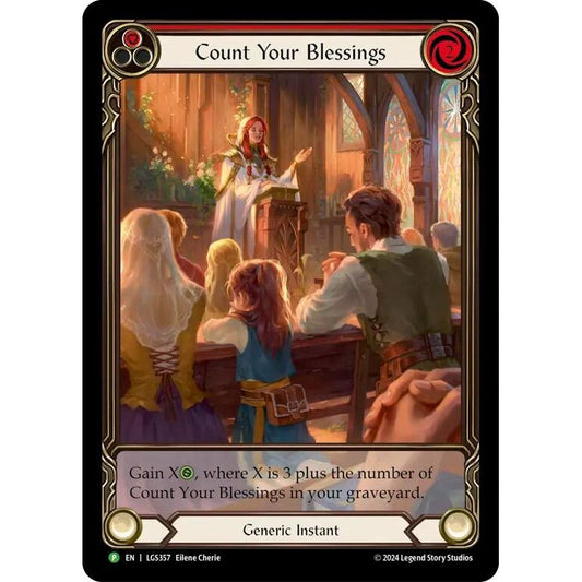 Image for Count Your Blessings (Red) - LGS357 (LGS357) (PR) - Flesh and Blood TCG