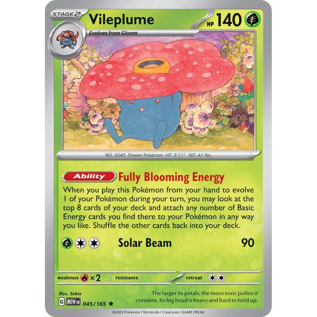 Image for Vileplume (045/165) (PR) - Pokemon