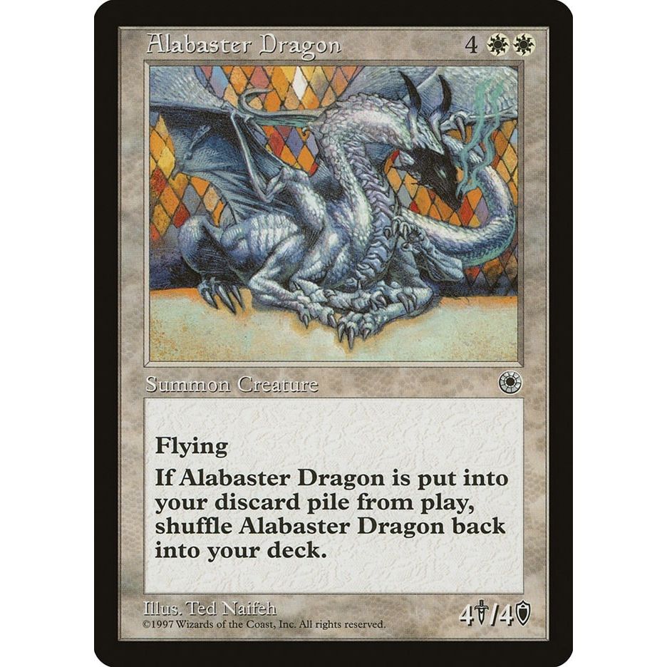 Image for Alabaster Dragon (POR) - Magic: The Gathering