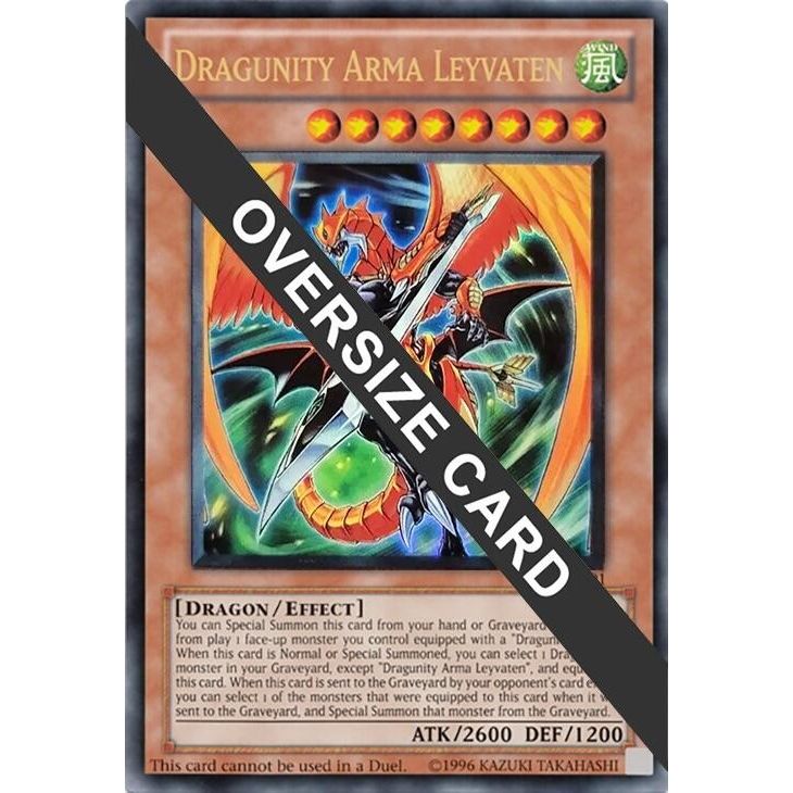 Image for Dragunity Arma Leyvaten (Oversized) (SDDL-EN001) (MISC) - YuGiOh