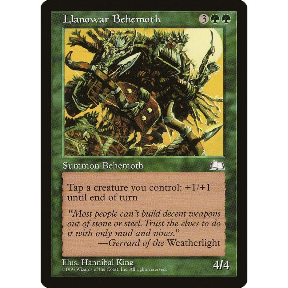 Image for Llanowar Behemoth (WTH) - Magic: The Gathering