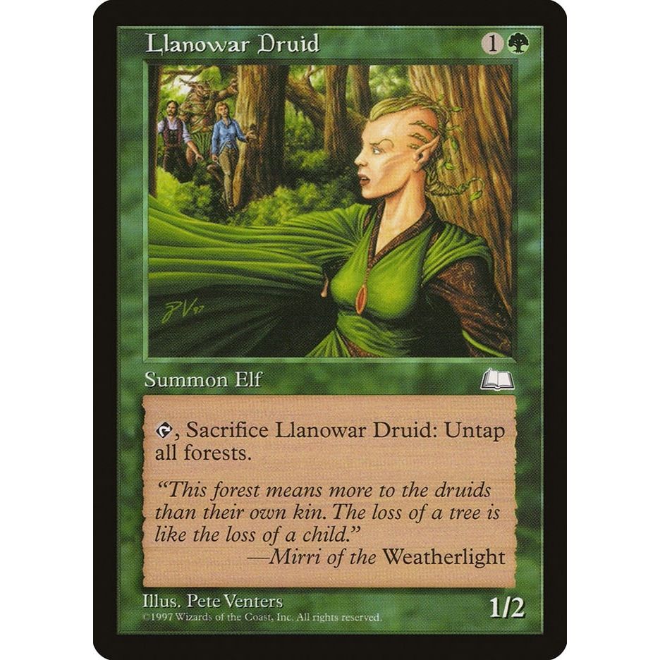 Image for Llanowar Druid (WTH) - Magic: The Gathering