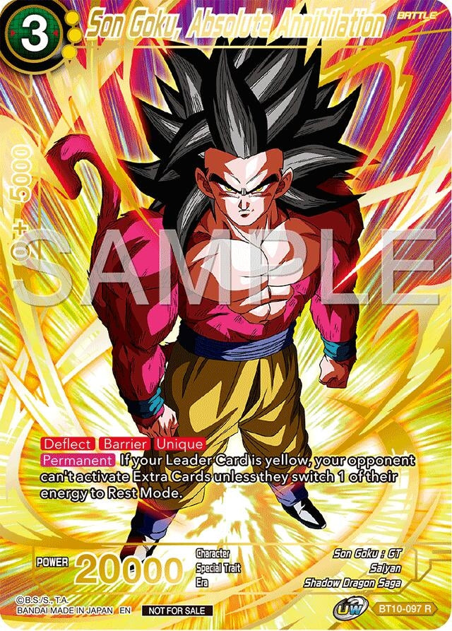 Image for Son Goku, Absolute Annihilation (Championship 2024 Finals Pack) (Gold Stamped) (BT10-097) (TPR) - Dragon Ball Super: Masters