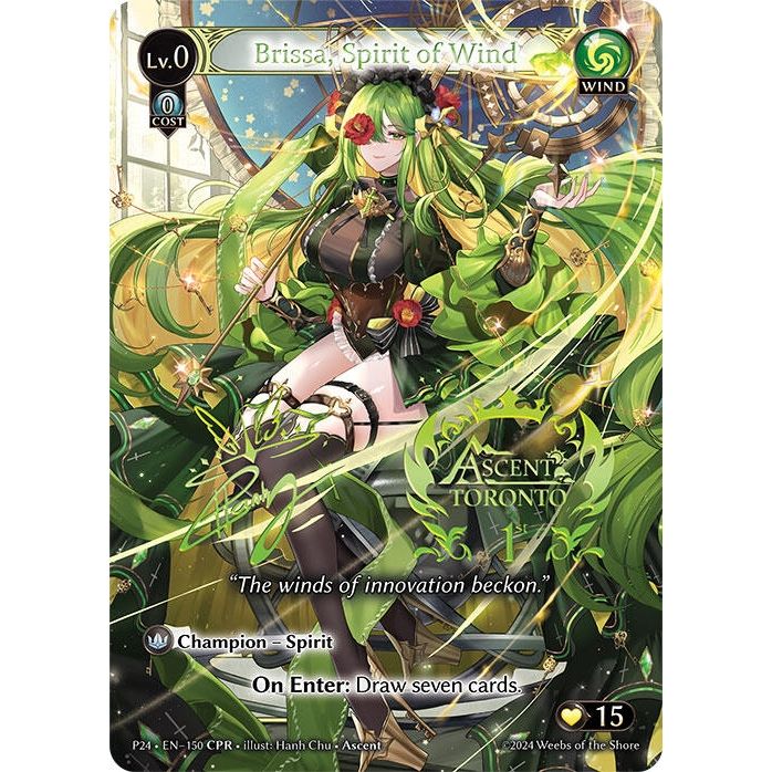 Image for Brissa, Spirit of Wind (CPR) (150) (P) - Grand Archive TCG