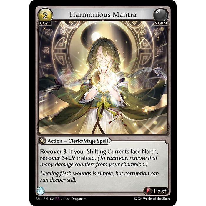 Image for Harmonious Mantra (134) (P) - Grand Archive TCG