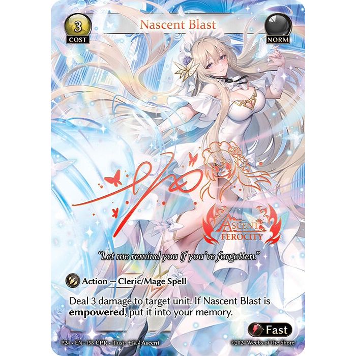 Image for Nascent Blast (CPR) (158) (P) - Grand Archive TCG