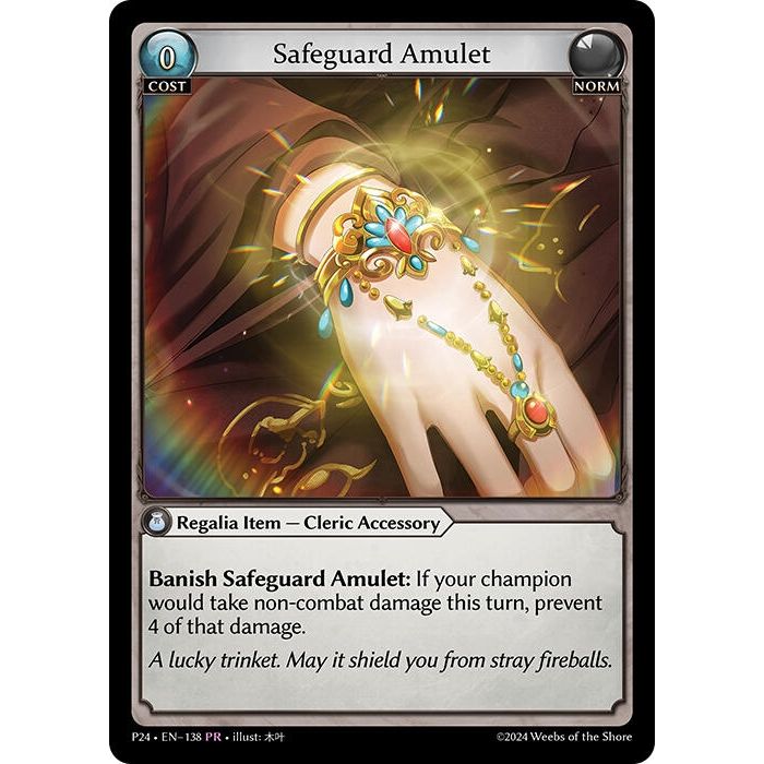 Image for Safeguard Amulet (138) (P) - Grand Archive TCG