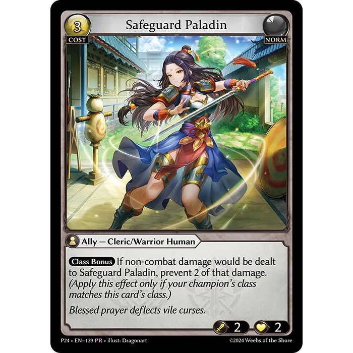 Image for Safeguard Paladin (139) (P) - Grand Archive TCG
