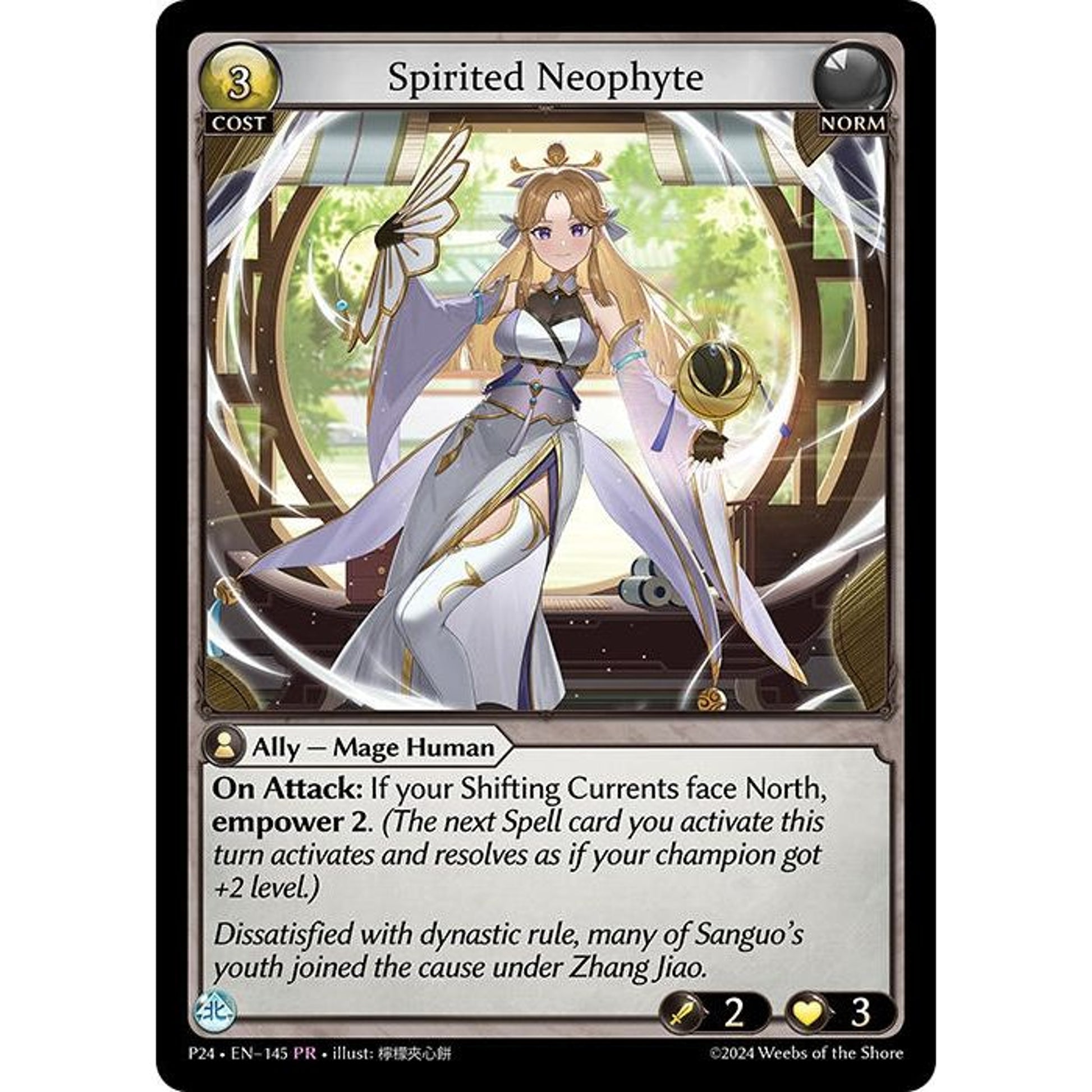 Image for Spirited Neophyte (145) (P) - Grand Archive TCG