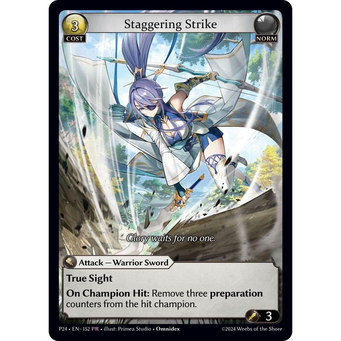 Image for Staggering Strike (152) (P) - Grand Archive TCG
