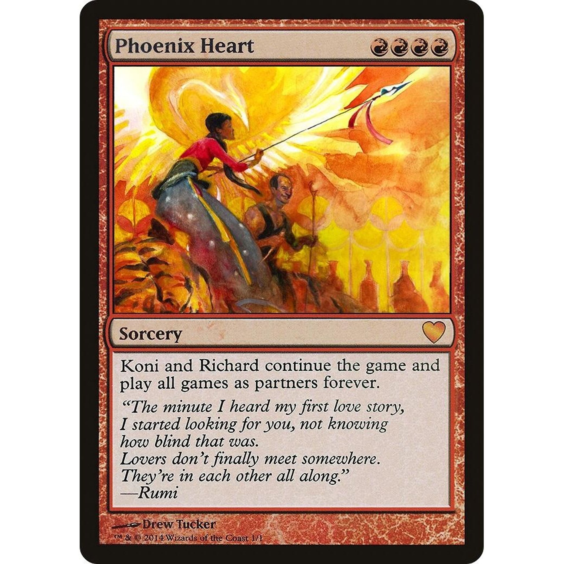 Image for Phoenix Heart (1) (SPECIAL) - Magic: The Gathering