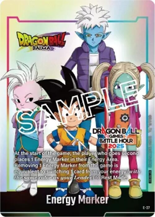 Image for Energy Marker (E-27) (Dragon Ball Games Battle Hour 2025 Promo Card Set) (E-27) (DBSFW_EM) - Dragon Ball Super: Fusion World