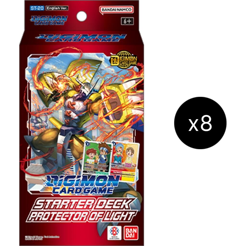 Image for Protector of Light Starter Deck Display - Digimon Card Game
