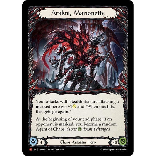 Image for Arakni, Marionette (HNT001) - Flesh and Blood TCG