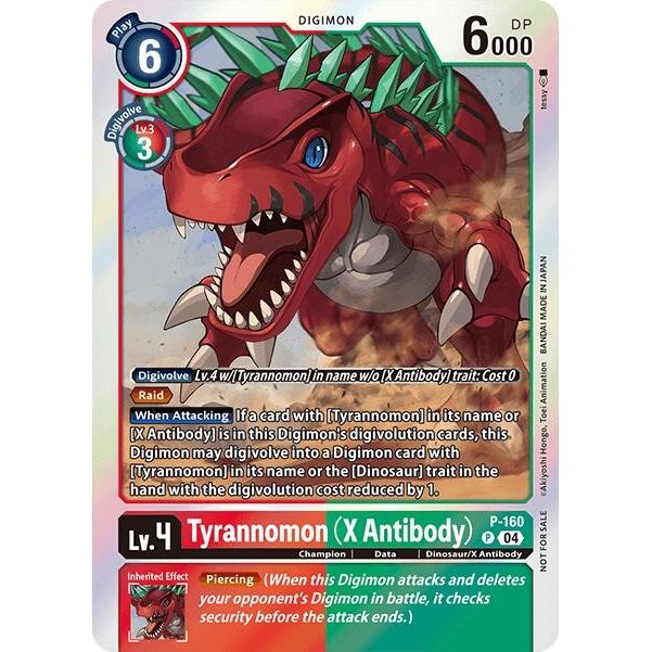 Image for Tyrannomon (X Antibody) (-Chain of Liberation- Upgrade Pack (P-160 P) (D-PR) - Digimon Card Game
