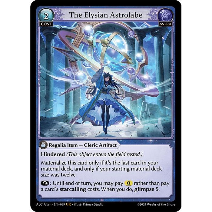 Image for The Elysian Astrolabe (039) (ALC Alter) - Grand Archive TCG