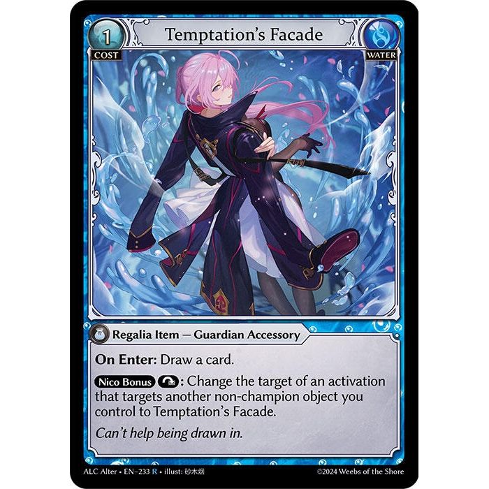 Image for Temptation's Facade (233) (ALC Alter) - Grand Archive TCG