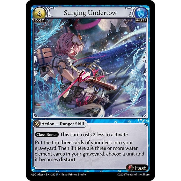 Image for Surging Undertow (232) (ALC Alter) - Grand Archive TCG