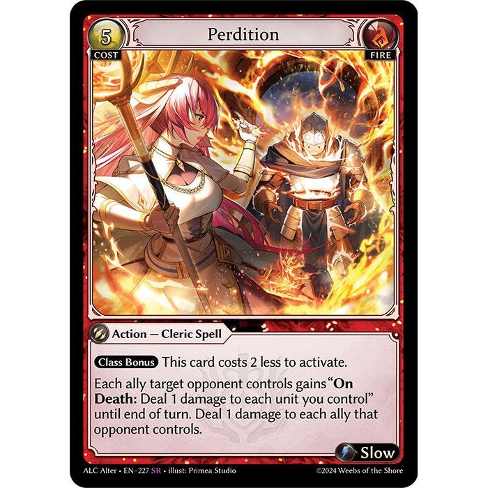 Image for Perdition (227) (ALC Alter) - Grand Archive TCG