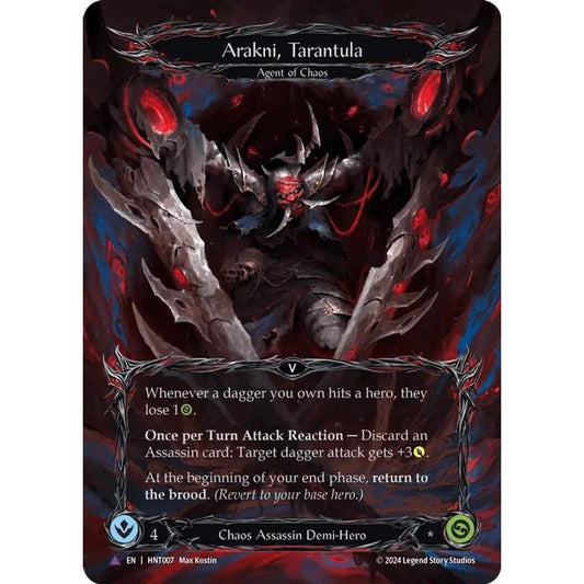 Image for Arakni, Tarantula (Marvel) (HNT007) - Flesh and Blood TCG