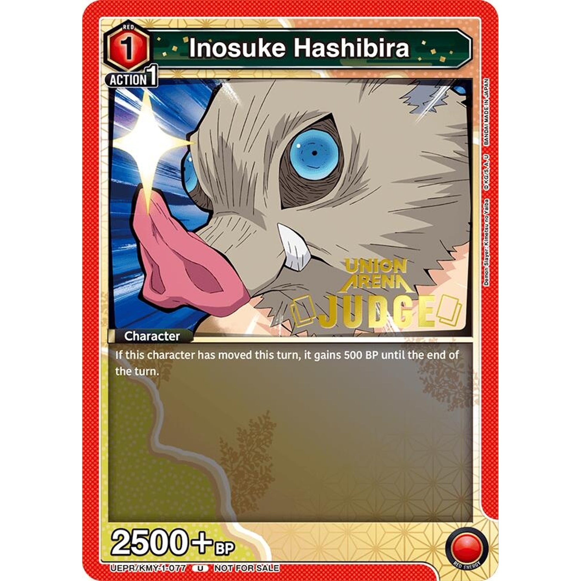 Image for Inosuke Hashibira (Judge Pack) (UEPR/KMY-1-077) (UEPR) - Union Arena