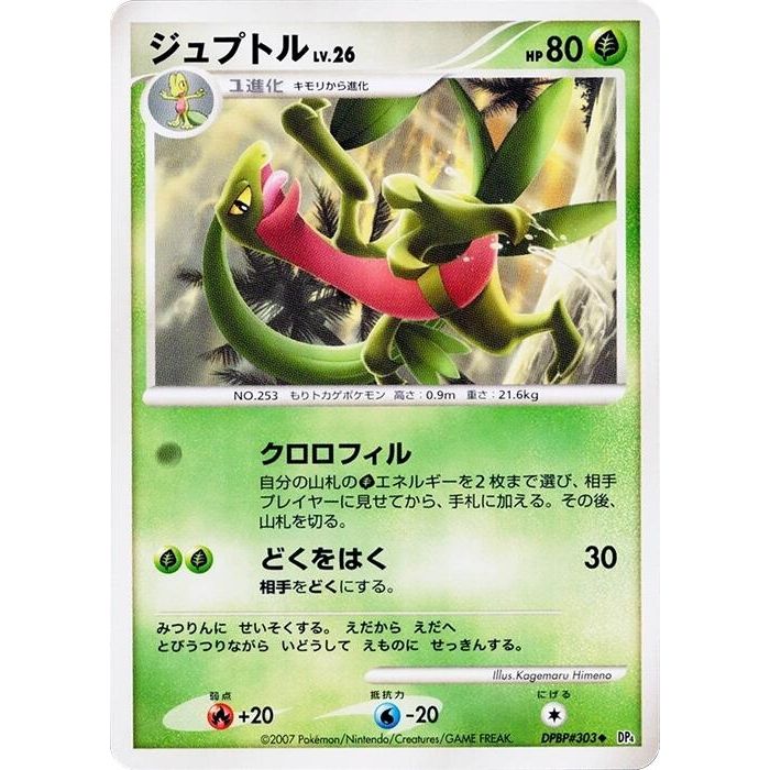 Image for Grovyle (DP4) - Pokemon Japan