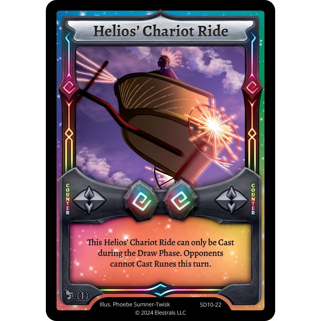 Image for Helios' Chariot Ride (SD10-22) (SD10) - Elestrals