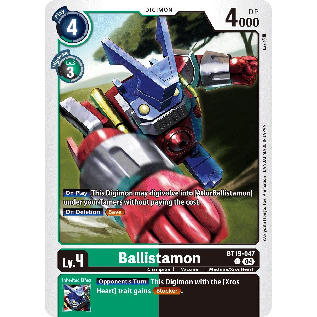 Image for Ballistamon (BT19-047 C) (BT19-20) - Digimon Card Game